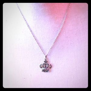 Retro Style Royal Crown Pendant Charm Necklace